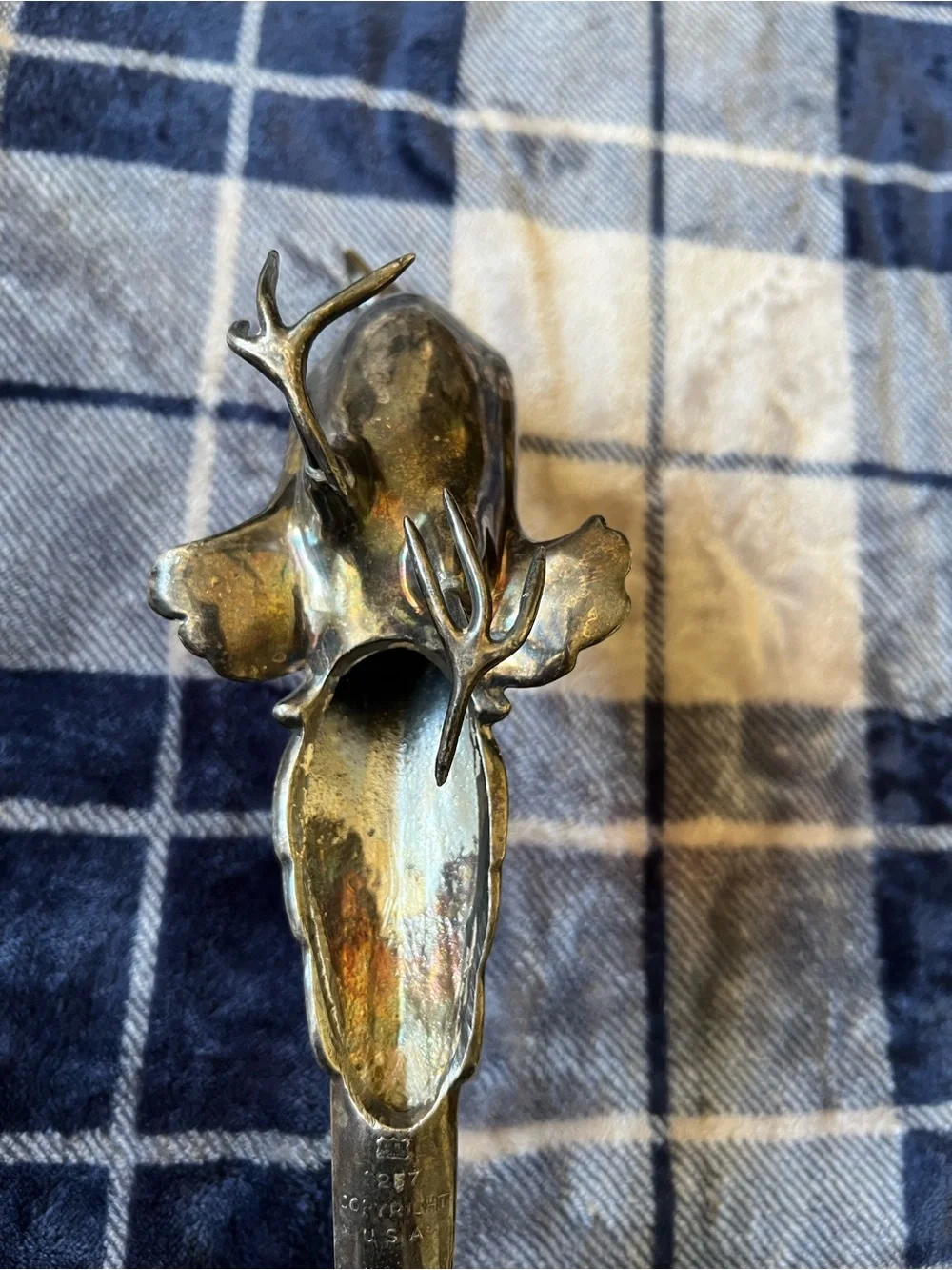 Vintage-style peacock figurine or statue – 